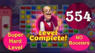 Homescapes Level 554 - [14 moves] [2021] [HD]  solution of Level 554 on Homescapes [No Boosters]