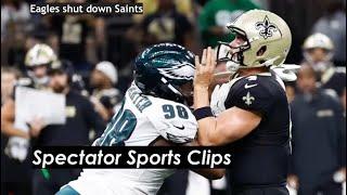 Eagles' defense steps up to hand Saints first loss  | Spectator Sports Clips