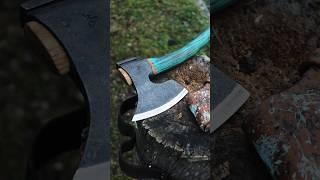 Axing out my Spoontula blanks using my Karelia axe design I developed for Fadir! #spooncarving #axe