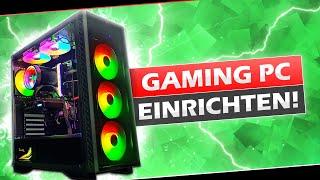 GAMING PC EINRICHTEN! - Die ersten SCHRITTE nach dem ZUSAMMENBAU! | Tutorial / Anleitung 2023