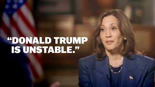 Vice President Kamala Harris' Fox News Interview: "Donald Trump is unstable."