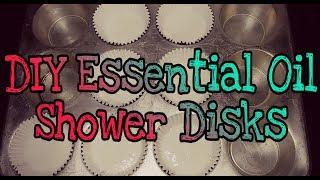 DIY Essential Oil Shower Disks! So Easy!