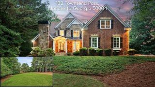 Estate Home For Sale on 2 Acres in Alpharetta Georgia - 102 Townsend Pass, Alpharetta Georgia