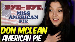 Don McLean - American Pie | FIRST TIME REACTION