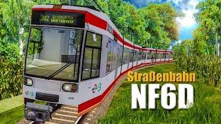 OMSI 2 Straßenbahn NF6D #5 - Mit der DOPPELTRAKTION auf der Linie 302 vom Betriebshof aus!