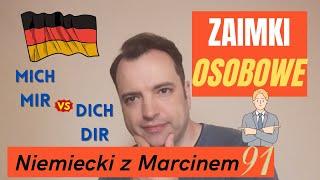 MICH czy MIR? - Czyli jak poprawnie używać zaimki osobowe I Niemiecki online z Marcinem#odc.91