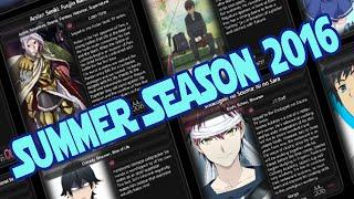 Anime Summer Season 2016 [German]