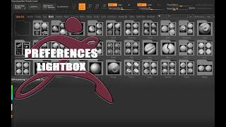 【ZBrush 2022】【memo】preferences：Lightbox