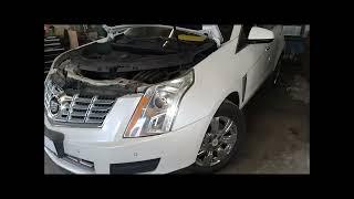 How to Change a Cadillac SRX Head Light or front bulb.