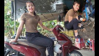Daily work repair and life story of mechanical girl N (New video 16.10.2024)
