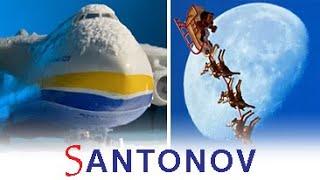 Antonov AN 225 Saves Santa From Crash - Airport Stop Motion Animation