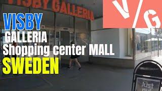 Visby  Galleria shopping center MALL Sweden Sverige