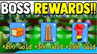 *EVERY* BOSS FIGHT REWARD (HURRY) | Build a boat for treasure ROBLOX