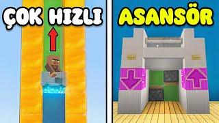 Minecraft EN İYİ 5 Asansör ! (Mod Yok)