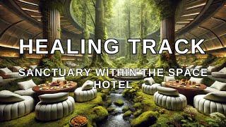 Serene refuge within Healing DDu Hotel(Flowing water version)| Relaxing Deep Sleep Sounds | 8hours