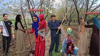 Ruhollah and his third wife travel to Zahra hut to start their marriage and ask Zahra for a divorce