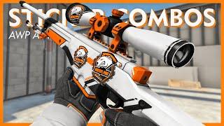 AWP Asiimov Sticker Combinations | CS:GO (2021)