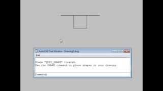 Создание формы в AutoCAD.  Команда: _MKSHAPE