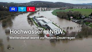 Hochwasser in NRW: Wetterdienst warnt vor neuem Dauerregen | RTL WEST, 02.10.2023