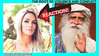 CHRISTIAN Model Reacts to *SADHGURU* on *EVIL* | SADHGURU REACTION | Yogi VISH Reacts