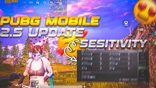 MOST DEMANDED PUBG MOBILE SENSITIVITY | NEW UPDATE 2.5 BEST SENSITIVITY | DLX SHADOW