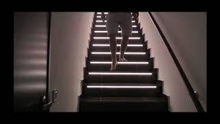 Intelligent stair lighting system - automatically light your stairs