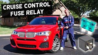 BMW X3 X4 CRUISE CONTROL FUSE RELAY LOCATION REPLACEMENT 2010 2011 2012 2013 2014 2015 2016 2017 201