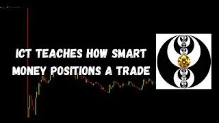 ICT Gems - ICT Teaches how Smart Money Positions a Trade