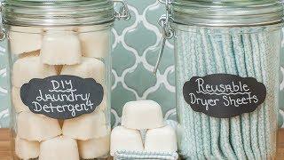 DIY Laundry Detergent & Dryer Sheets