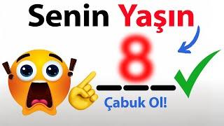 Bu videoda yaşını göstereceğim! (Gerçek) #41 