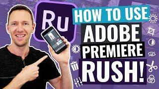 Adobe Rush Tutorial - How to Edit Videos with Premiere Rush!