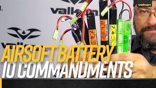 Valken Minute Clinic - Airsoft Battery 10 Commandments