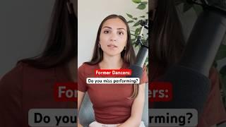 Former Professional Ballerina - Do you miss Performing ? 🩰 Ballet Dancer #ballerina #balletdancer