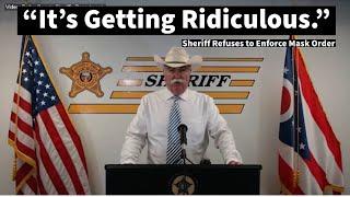 'I'm Not Going to Be the Mask Police': Ohio Sheriff Refuses to Enforce Governor's Mask Orders