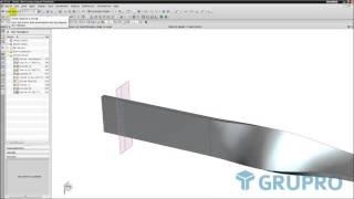 TUTORIAL NX 8.5 FREEFORM MODELING: Sweep y N-Side Surface