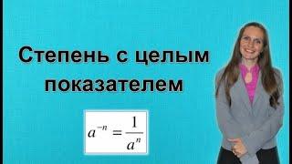 СТЕПЕНЬ С ЦЕЛЫМ ПОКАЗАТЕЛЕМ