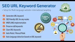 OpenCart SEO URL Keyword Generator Installation and Setup Demonstration