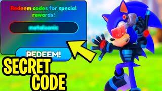 SECRET CODE FOR STEALTH SUIT SONIC IN SONIC SPEED SIMULATOR