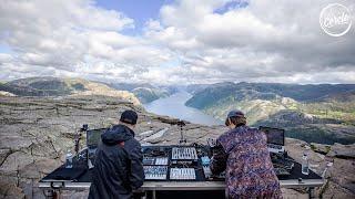 Einmusik b2b Jonas Saalbach live at Preikestolen in Norway for Cercle