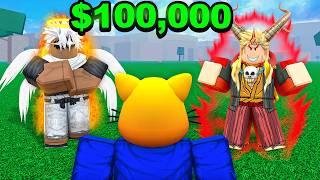 Blox Fruits ADMIN Mode $100,000 1v1 Challenge!