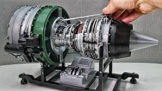 I Built a MINIATURE Turbofan Engine. Assembly and Start of the Model Kit