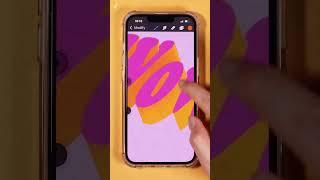 How To Draw On Your iPhone Using Procreate Pocket #shorts