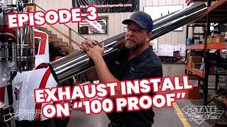 "100 Proof" Kenworth W900L Project - Exhaust Install - EP 3