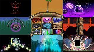 Terraria (1.4.4.9) : Calamity All Addon Mods - Melee Class VS All Bosses (Master + Death Mode )