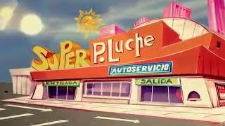 La familia peluche el supermercado