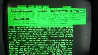 1986 Kaypro 1 running Wordstar