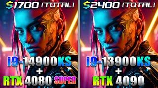 i9 14900KS + RTX 4080 SUPER vs i9 13900KS + RTX 4090 | Which Combo has Better Value for the Price?