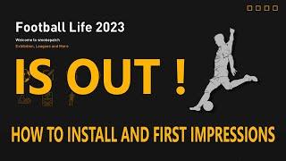 Football Life is out!  How to Install and First Impressions