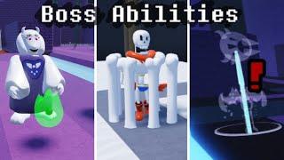 Undertale Tower Defense: Boss Abilities