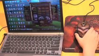 SteelSeries World Of WarCraft Cataclysm  и коврик  QcK WoW Cataclysm Deathwing Edition